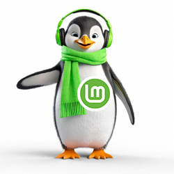pingüino linux mint