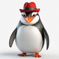 pingüino linux red hat